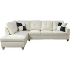 Leather L-Shape Sectional Sofa