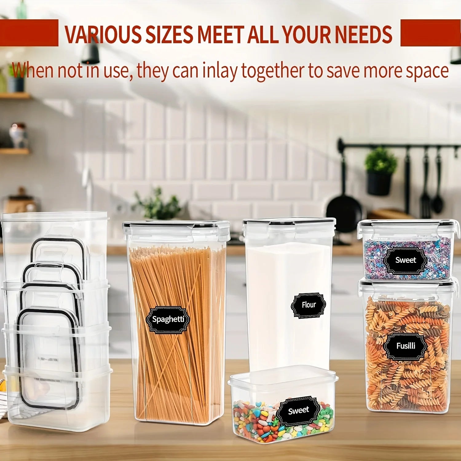 24Piece Airtight Food Storage Containers