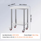 Stainless Steel Kitchen Worktable