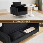 3pc Storage Sofa Set  Loveseat Accent Chairs