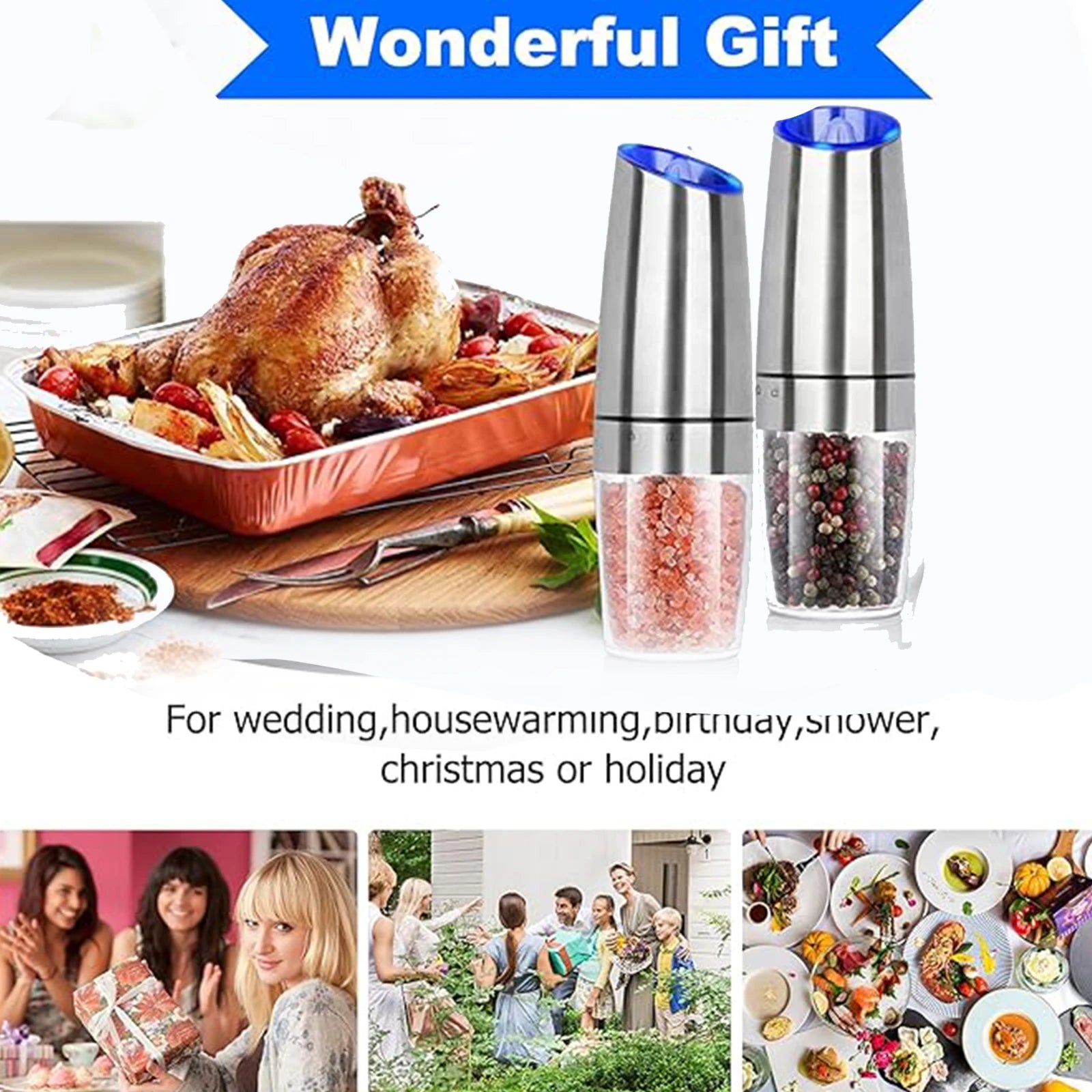 Electric Salt And Pepper Grinder
