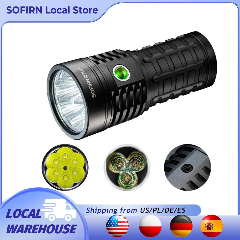 Q8 Plus Super Powerful LED Flashlight