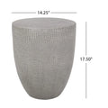 Modern Design Textured Surface End Table