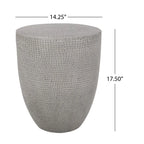 Modern Design Textured Surface End Table