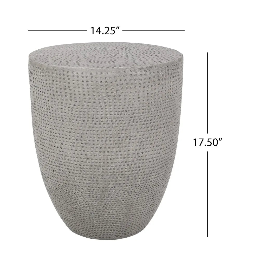 Modern Design Textured Surface End Table