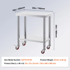 Stainless Steel Kitchen Worktable