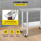 Stainless Steel Kitchen Worktable