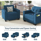 3-in-1 convertible chair bed