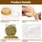 12pcs, Glass Jars With Airtight Lids