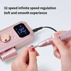 Professional Cordless Rechargeable Electric Nail Drill