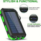 Outdoor Power Non-Stop: 10000mAh Solar Power Bank