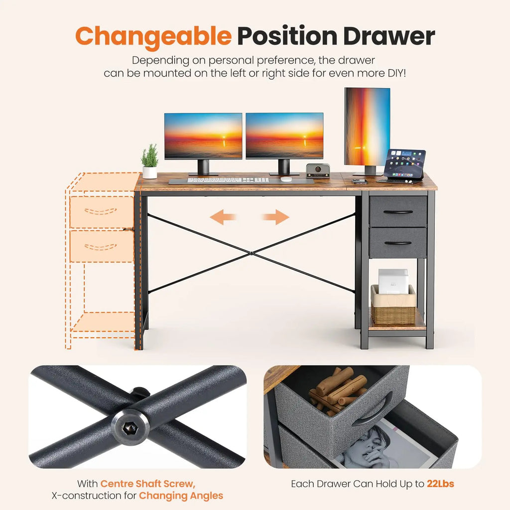 47IN Computer Desk