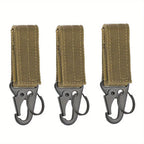 3Pcs Tactical Carabiner Outdoor EDC Keychain