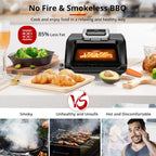 Indoor Grill Air Fryer Combo
