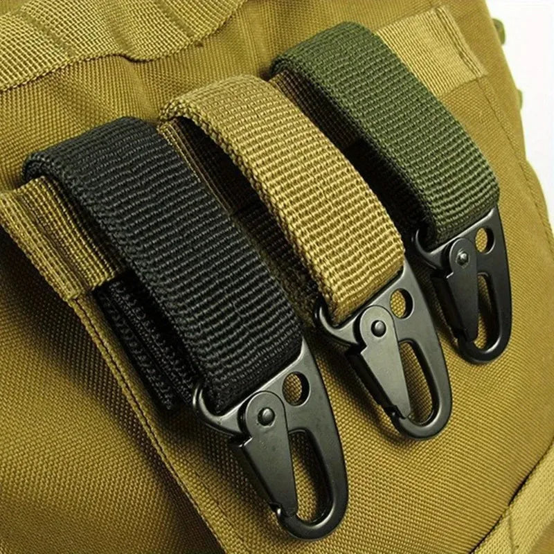 3Pcs Tactical Carabiner Outdoor EDC Keychain