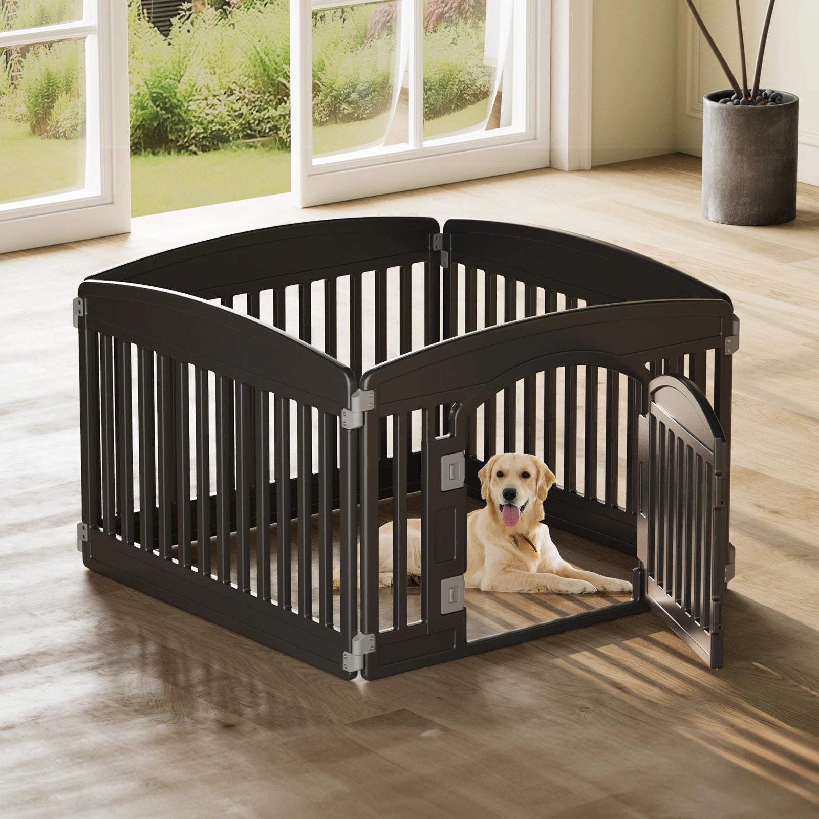 Plastic Dog Playpen 6 Panel 24IN