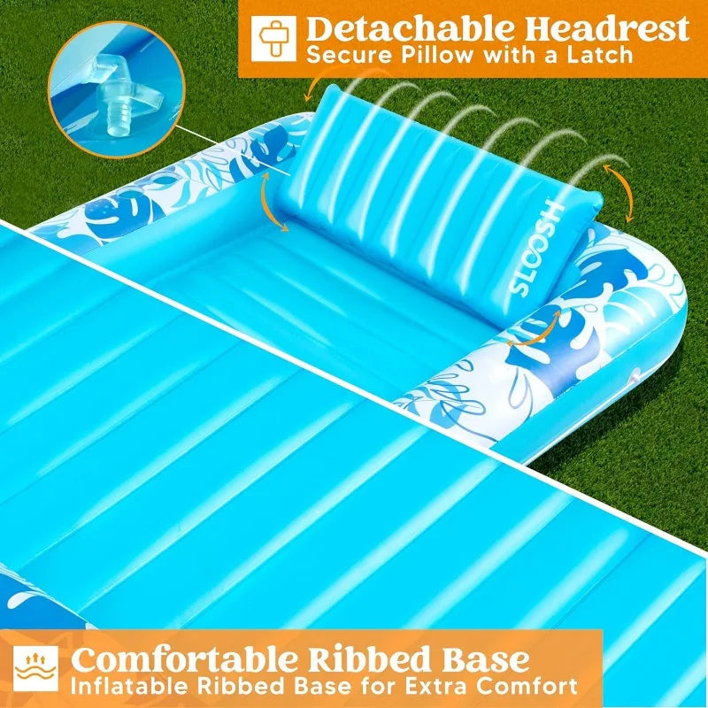 Suntan Tub Raft Floatie Inflatable Tanning Pool