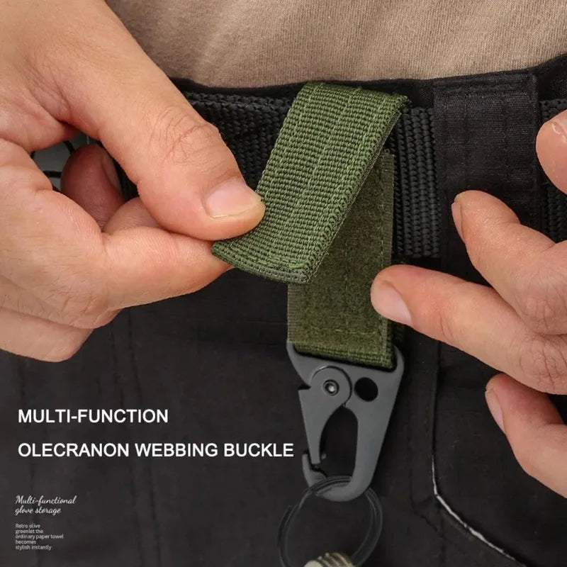 3Pcs Tactical Carabiner Outdoor EDC Keychain