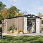 Aoxun 10x12ft Outdoor Storage Shed