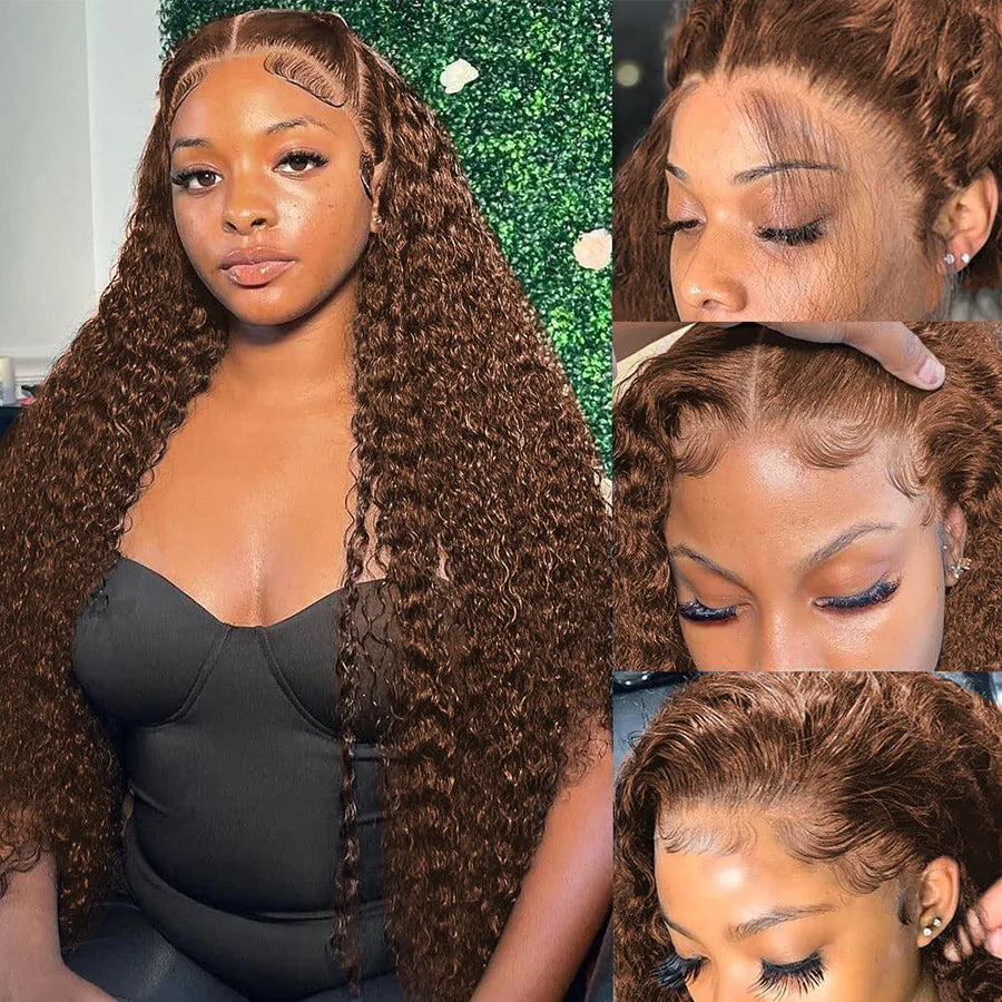 Chocolate Brown 13x6 HD Lace Frontal Wig