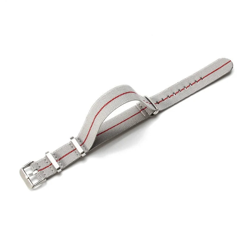 Elastic woven nato watch strap Nylon